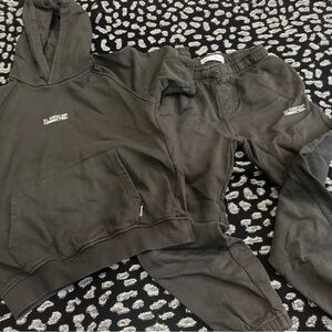 Zara Kids Charcoal Hoodie and Joggers Set